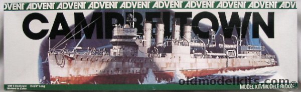 Revell 1/240 HMS Campbeltown, 2502 plastic model kit